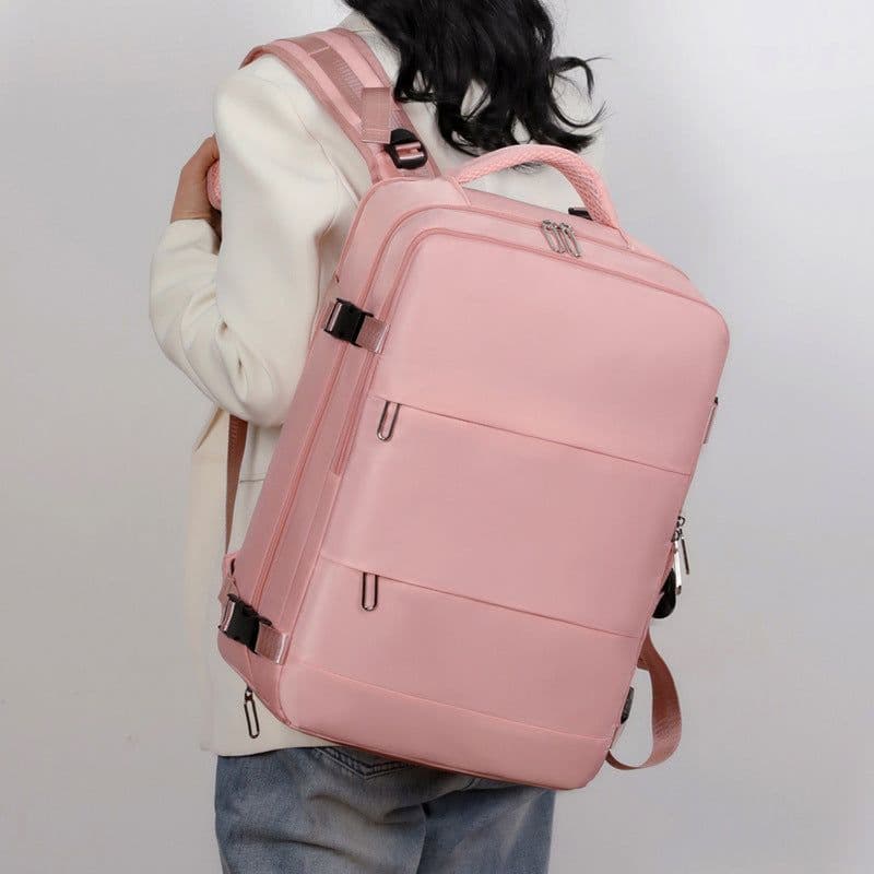 image-New Travel Backpack Female Large-capacity Dry And Wet Luggage Travel Bags Computer Backpack College Students Bag