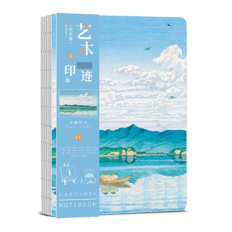 image-Ukiyo-e Series Kanagawa Surfing Village Retro Artist Ledger