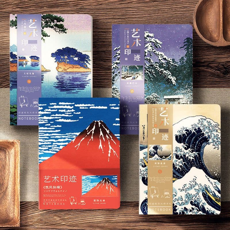 image-Ukiyo-e Series Kanagawa Surfing Village Retro Artist Ledger