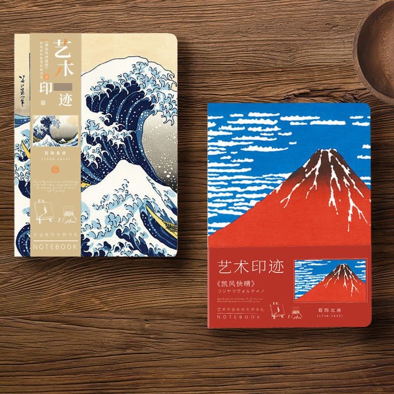 image-Ukiyo-e Series Kanagawa Surfing Village Retro Artist Ledger