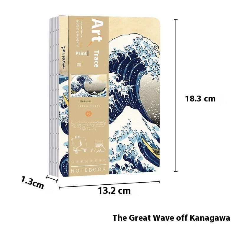 image-Ukiyo-e Series Kanagawa Surfing Village Retro Artist Ledger