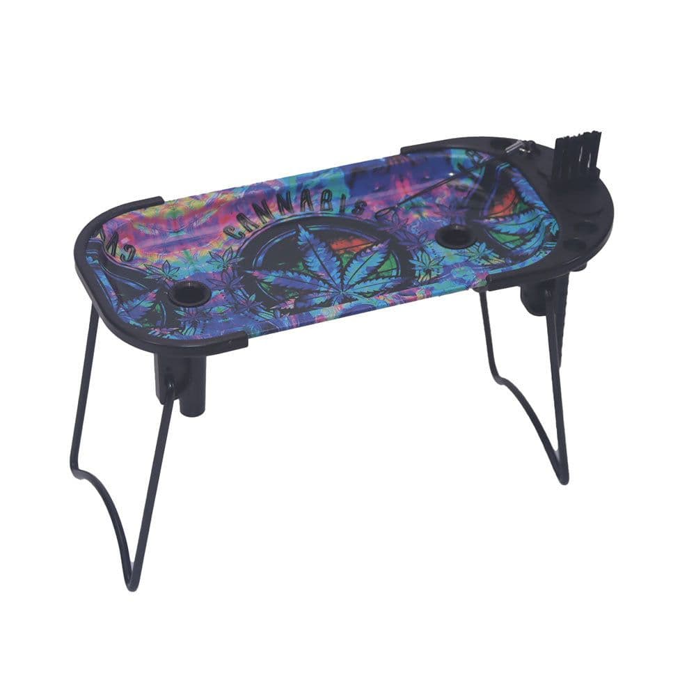 image-Metal Rolling Tray Cone Loader For King Size And More Size Pre Rolled Cone Foldable Stand Cone Filler Smoking Accessory