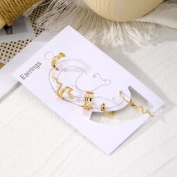 image-Punk Gold Plated Animal Snake Clip Earrings Ear Clip Without Piercing For Women Fake Piercing Ear Cuffs Trendy Jewelry