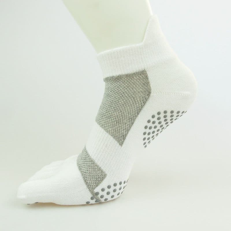 image-Men's Cotton Running Sports Toe Socks