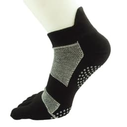 image-Men's Cotton Running Sports Toe Socks