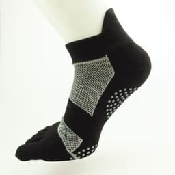 image-Men's Cotton Running Sports Toe Socks