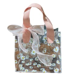 image-Thickened Transparent PvE Handbag Birthday Partner Gift Bag Gift Bag Bridesmaid Hand Gift Bag
