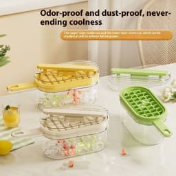 image-Large Capacity With Shovel Press Ice Maker Food Grade Ice Cube Film
