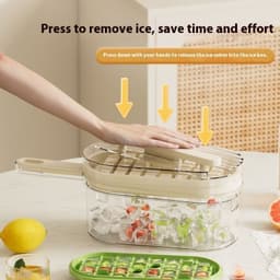 image-Large Capacity With Shovel Press Ice Maker Food Grade Ice Cube Film