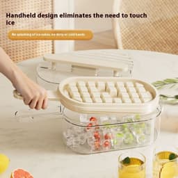 image-Large Capacity With Shovel Press Ice Maker Food Grade Ice Cube Film
