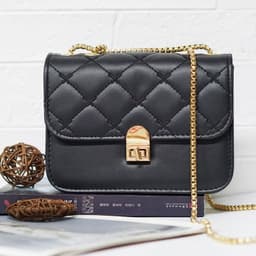 image-Women's Solid Color Fashion Large Capacity Shoulder Messenger Bag