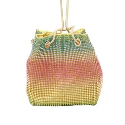 image-Net Red Rainbow Bucket Diamond Bag