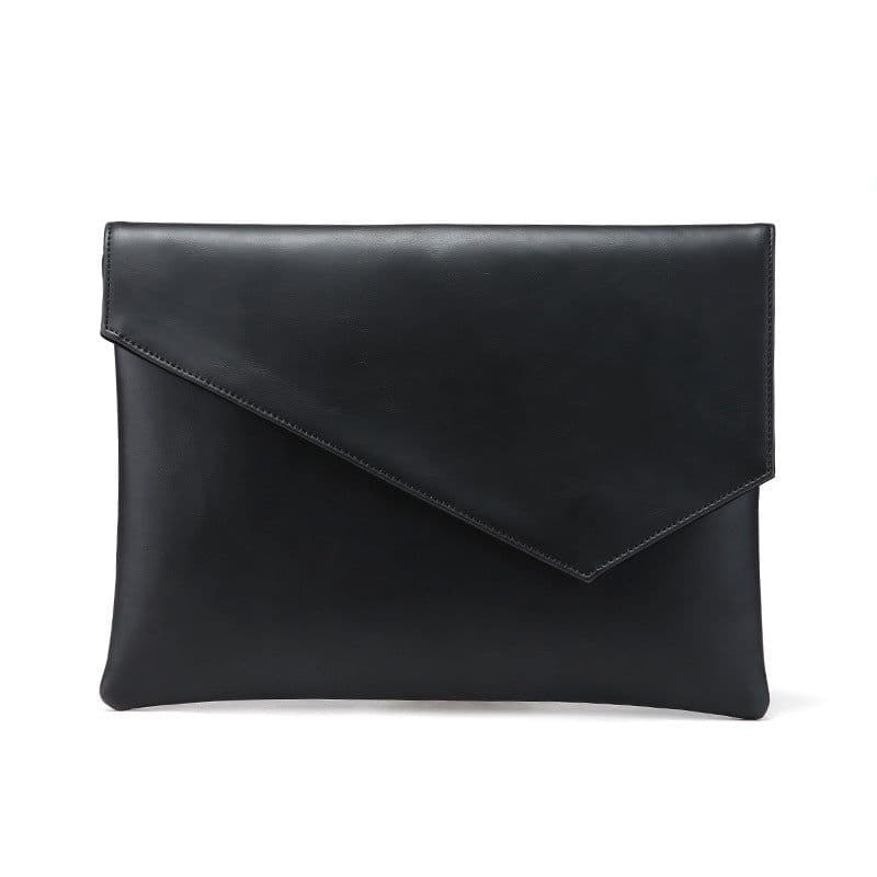 image-Leather Upgraded Men's Style Business Casual Fashion Hand-held Envelope File Bag