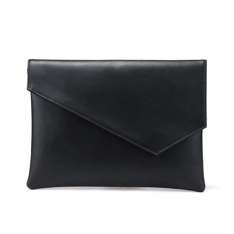 image-Leather Upgraded Men's Style Business Casual Fashion Hand-held Envelope File Bag