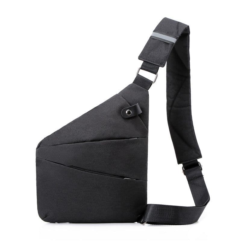 image-Men's Casual Sports Checkered Outdoor Single-shoulder Bag