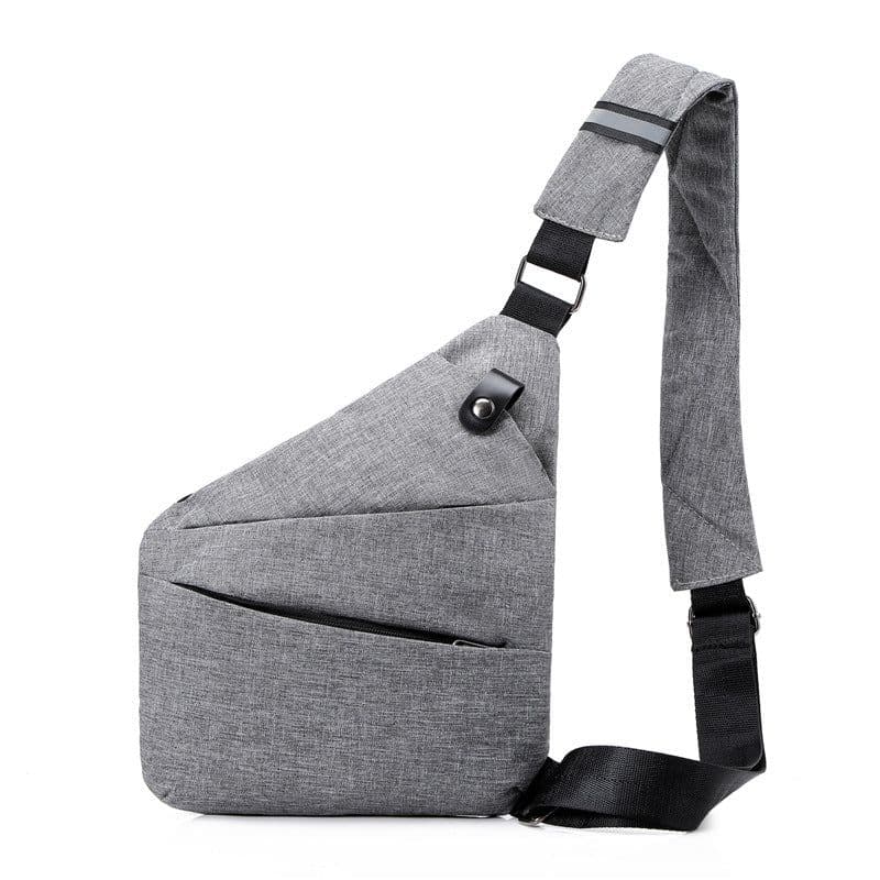 image-Men's Casual Sports Checkered Outdoor Single-shoulder Bag