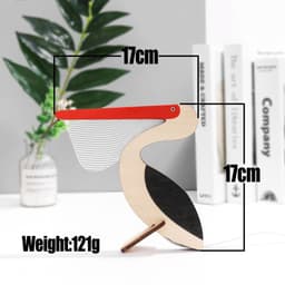 image-Animals LED Night Light Wood Acrylic Table USB Lights Decorate For Children Baby Kids Bedside Lamp Pelican Sirius Whale Toucan