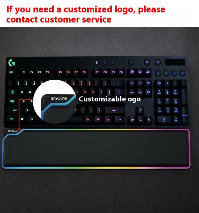 image-RGB Keyboard Support Wristband High Rebound Luminous Machinery Keyboard Support