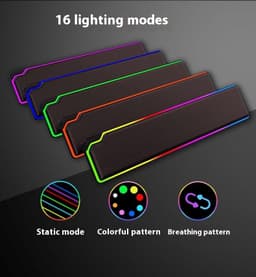 image-RGB Keyboard Support Wristband High Rebound Luminous Machinery Keyboard Support