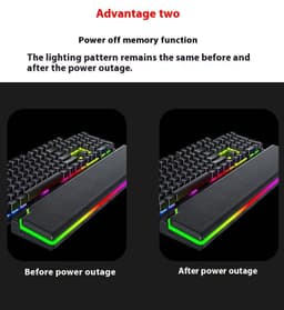 image-RGB Keyboard Support Wristband High Rebound Luminous Machinery Keyboard Support