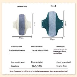 image-Graphene Protection Mat Cotton Antibacterial Waterproof Sanitary Pads Urine Leakage For The Elderly