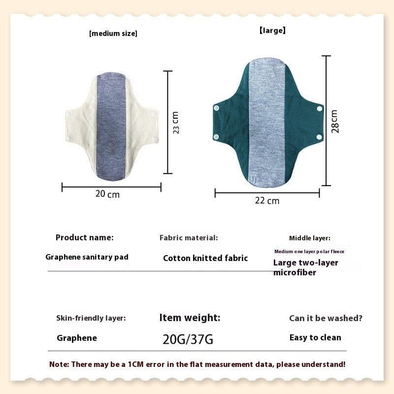 image-Graphene Protection Mat Cotton Antibacterial Waterproof Sanitary Pads Urine Leakage For The Elderly