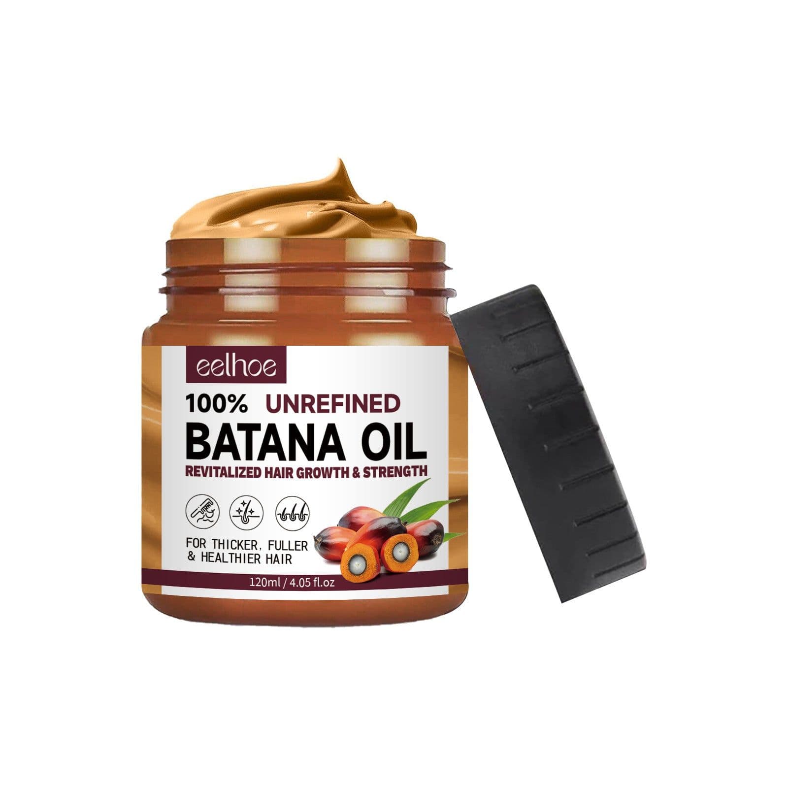 image-Hair Conditioner Pure Batana Oil Straightening Smoothing Hair Mask Anti Hair Loss Treatments Split Ends Damaged Fluffy Hair