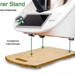 image-Wooden Cooking Machine Tray Kitchen Countertop Coffee Machine Sliding Base