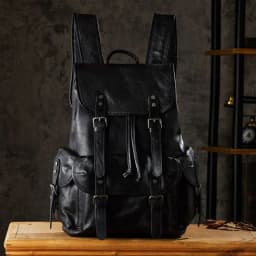 image-Hand Vegetable Tanningc Cowhide Men's Fashion Travel Bag