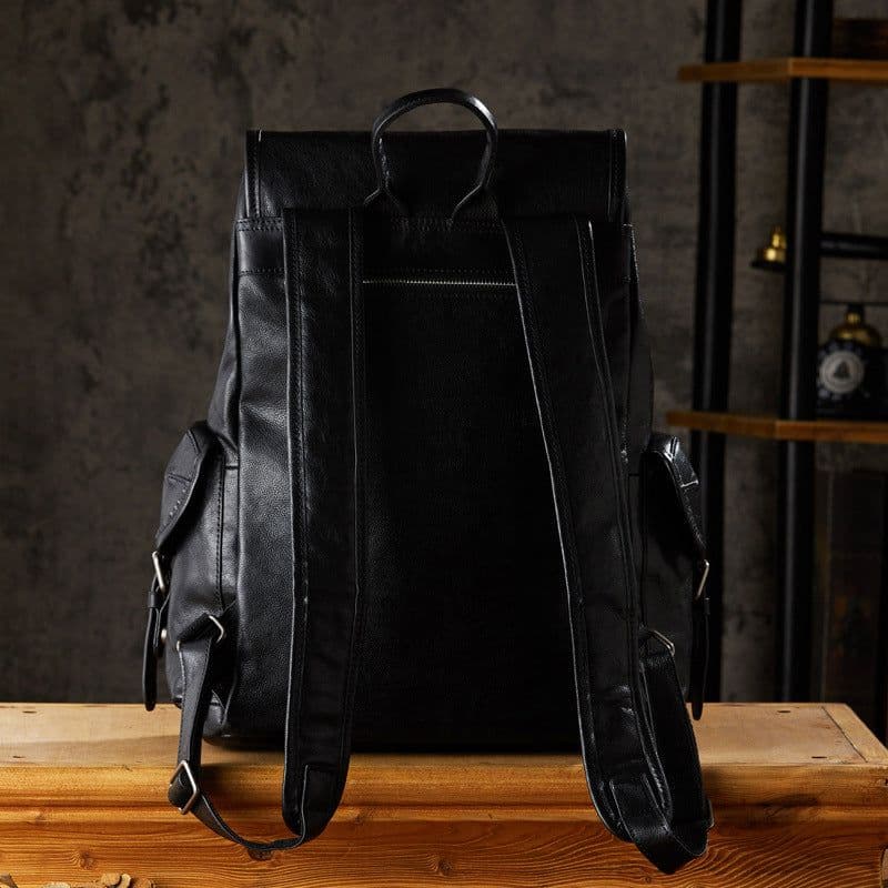 image-Hand Vegetable Tanningc Cowhide Men's Fashion Travel Bag