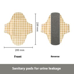 image-Graphene Protection Mat Washable Sanitary Napkin Antibacterial Pure Cotton Breathable
