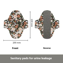 image-Graphene Protection Mat Washable Sanitary Napkin Antibacterial Pure Cotton Breathable
