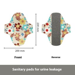 image-Graphene Protection Mat Washable Sanitary Napkin Antibacterial Pure Cotton Breathable