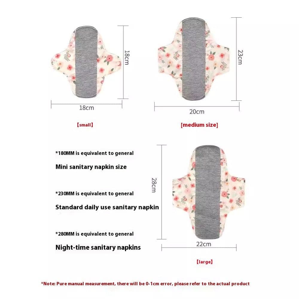 image-Graphene Washable Protection Mat Pure Cotton Leakproof Urine Elderly Pregnant Sanitary Napkin