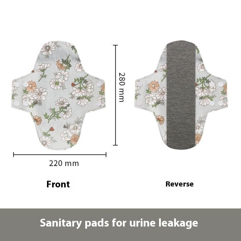 image-Graphene Washable Protection Mat Pure Cotton Leakproof Urine Elderly Pregnant Sanitary Napkin