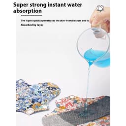 image-Graphene Washable Pure Cotton Health Pad For The Elderly Leak-proof Urine