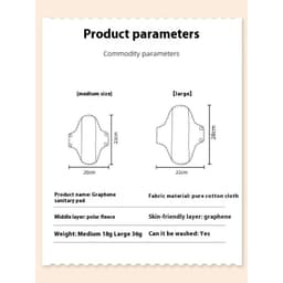 image-Graphene Protection Mat Washable Sanitary Pad Pure Cotton For The Elderly