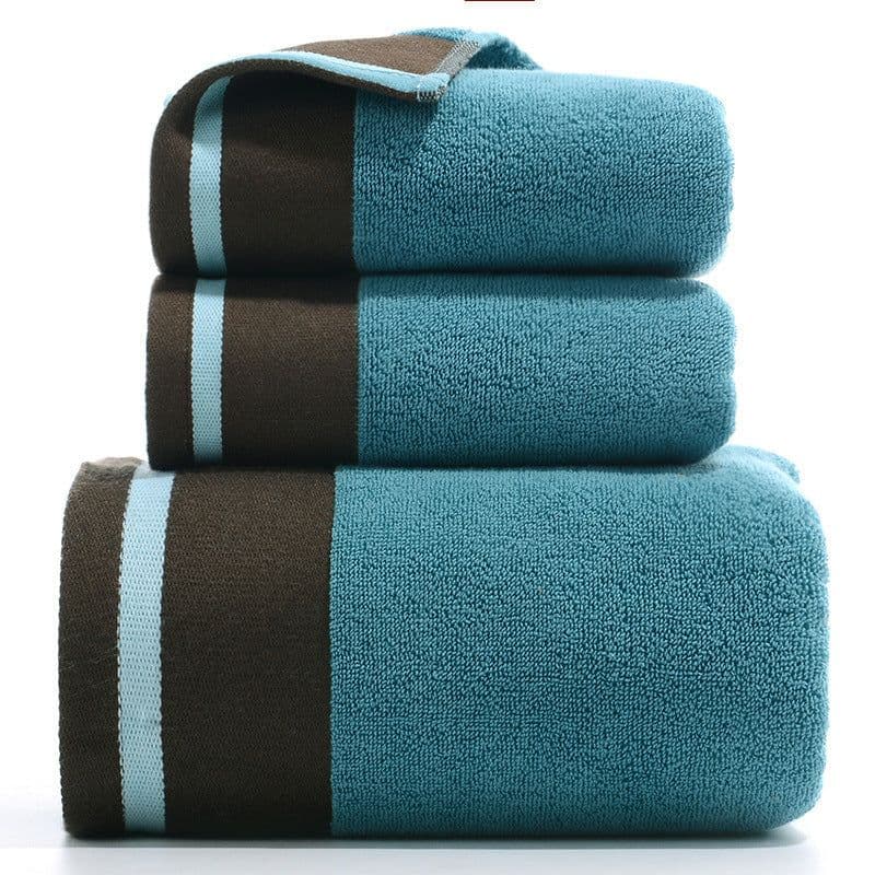 image-Pure Cotton Towels Three-piece With Hand Bath Towel Class