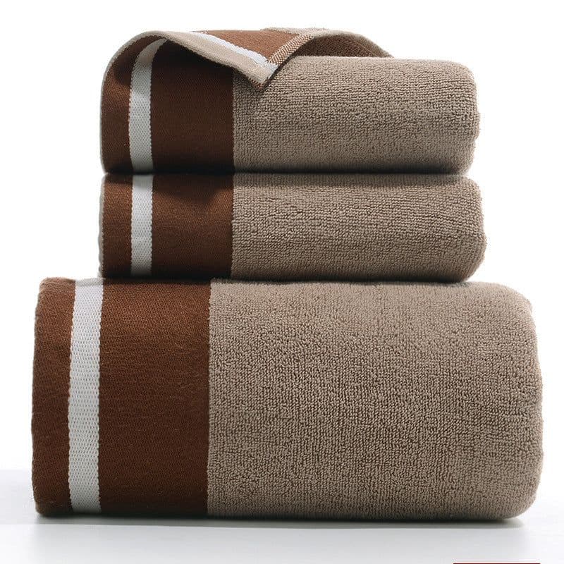 image-Pure Cotton Towels Three-piece With Hand Bath Towel Class