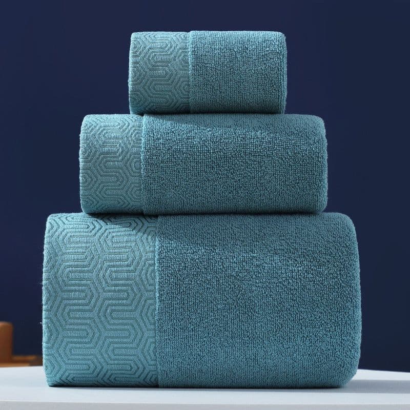 image-Pure Cotton Towels Three-piece With Hand Bath Towel Class