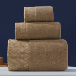image-Pure Cotton Towels Three-piece With Hand Bath Towel Class