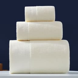 image-Pure Cotton Towels Three-piece With Hand Bath Towel Class