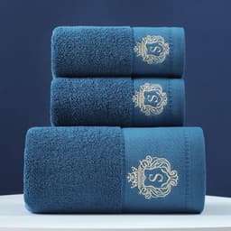 image-Pure Cotton Towels Three-piece With Hand Bath Towel Class