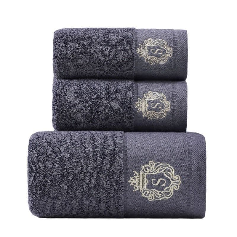 image-Pure Cotton Towels Three-piece With Hand Bath Towel Class