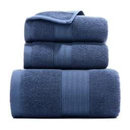 image-Pure Cotton Towels Three-piece With Hand Bath Towel Class