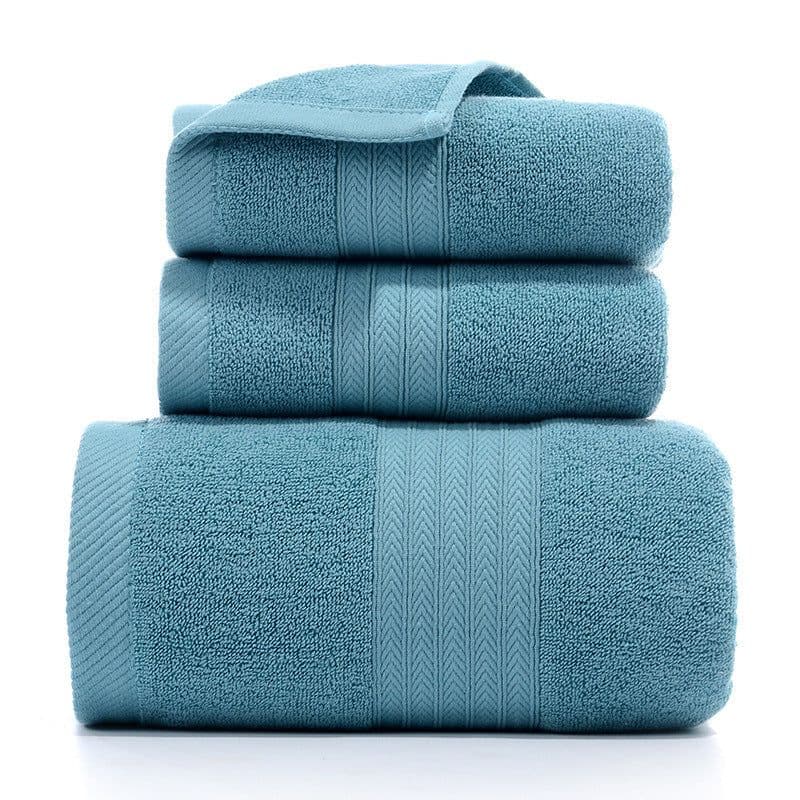 image-Pure Cotton Towels Three-piece With Hand Bath Towel Class
