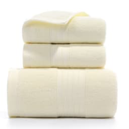 image-Pure Cotton Towels Three-piece With Hand Bath Towel Class