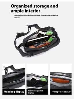 image-LED Smart Waist Bag Outdoor Sports Billboard Mobile Display