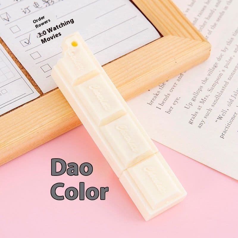 image-Creative Chocolate Ballpoint Pen Cartoon Simulation Food Student Studying Stationery Supplies