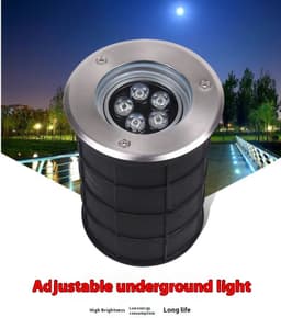 image-Underground Led Outdoor Waterproof Buried Spotlight Embedded Tree Projection Lamp